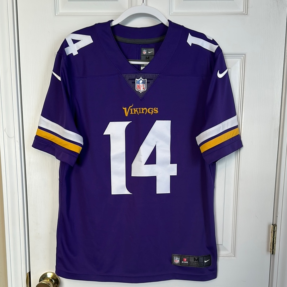 Minnesota Vikings Stefon Diggs's Rookie Jersey Number 14
